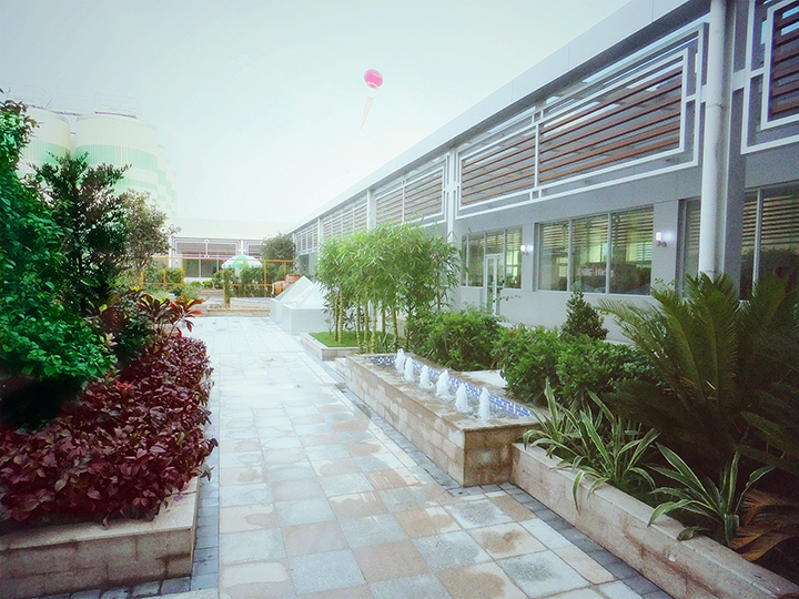 揭陽青島啤酒廠空中花園景觀工程