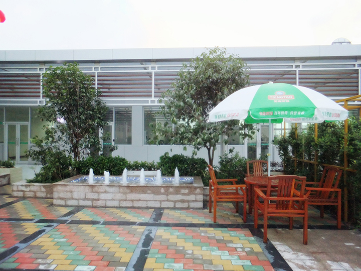 揭陽青島啤酒廠空中花園景觀工程